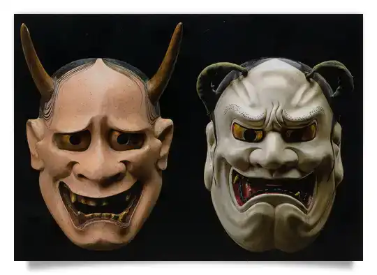 Noh Hannya mask